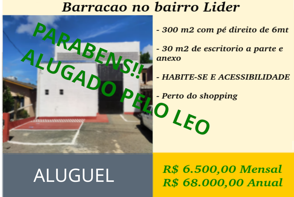 Barracao Bairro Lider